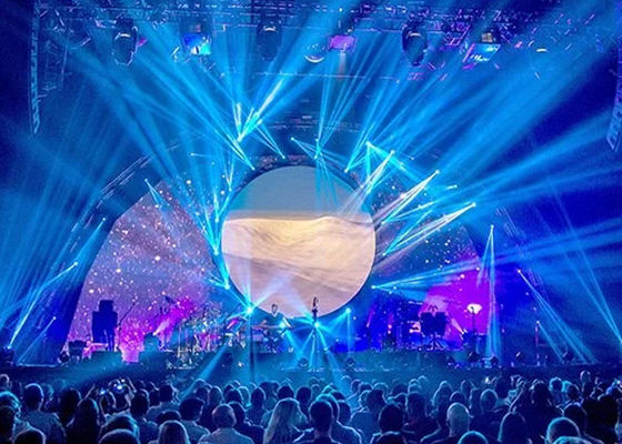 P1.875 P1.538 P2 Στρογγυλή οθόνη Led , 750cd/m2 Led Advertising Display