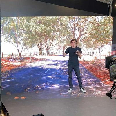 Προσαρμοσμένη σχεδίαση Εμπορική οθόνη Led, Οθόνη LED ταινίας Street Movie XR Stage