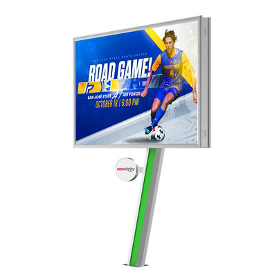 Εύκολη εγκατάσταση 8000nits IP65 P6 ατσάλινο LED διαφημιστικό πινακίδιο τιμή διαφημιστικά πινακίδια LED εξωτερικής οθόνης