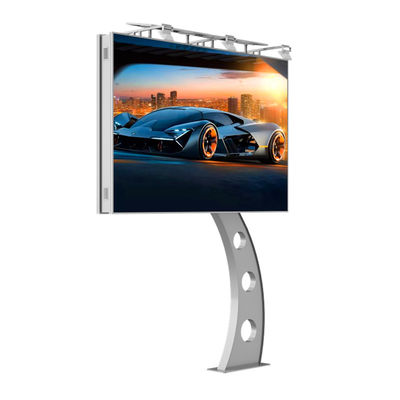 IP65 αδιάβροχη p6 8000nits χάλυβα διαφημιστική ψηφιακή οθόνη εξωτερική LED πινακίδα