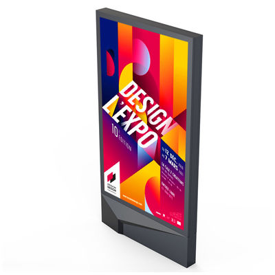 Εύκολη εγκατάσταση 3840Hz IP65 αδιάβροχο P4 P5 P6 P8 P10 10000nits Εξωτερικό LED Mupi LED ψηφιακή σήμανση