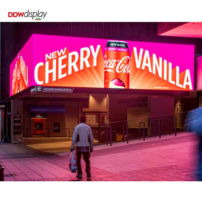 Διαφήμιση Πίνακα LED Εικονίδιο LED Εμπορική διαφήμιση P6.67 Εξωτερική οθόνη LED Πλήρο χρώμα 8000cd/τμ 960*960mm