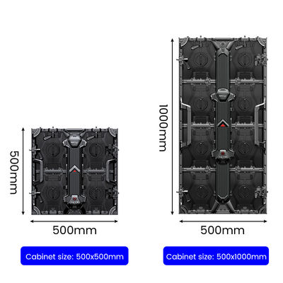 P3.91 Εικονική οθόνη LED με συχνότητα αλλαγής καρέ 50/60hz και φωτεινότητα 800cd/m2