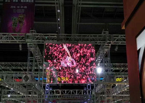 Τηλεοπτικά ελαφριά 9216 DOS τοίχων γυαλιού επίδειξης των εσωτερικών οδηγήσεων P10 διαφανών/Sqm