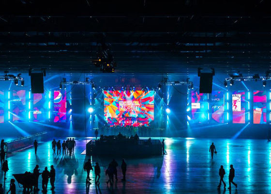 P4 πλήρες χρώμα 3 επίδειξης των υψηλών καθορισμού οδηγήσεων σκηνικού ενοικίου οθόνη των οδηγήσεων μίσθωσης In1 SMD