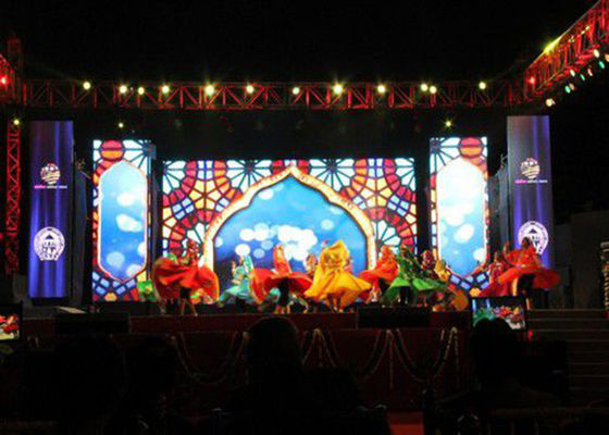 SMD κουρτινών P4 των εσωτερικών πλήρων οδηγήσεων χρώματος τηλεοπτικός τοίχος διαφήμισης επίδειξης αδιάβροχος