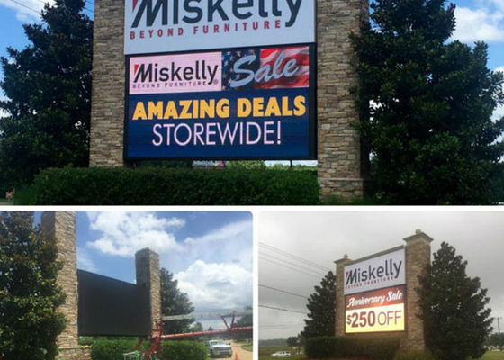 IP65 επίδειξη των πλήρων οδηγήσεων χρώματος πινάκων διαφημίσεων P20 των RGB στατικών υπαίθριων οδηγήσεων για το σχολείο