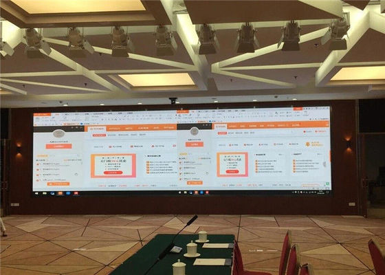 Υπερβολική οθόνη των πλήρων χρώματος επίδειξης των εσωτερικών οδηγήσεων HD P1.923 υψηλών οδηγήσεων φωτεινότητας