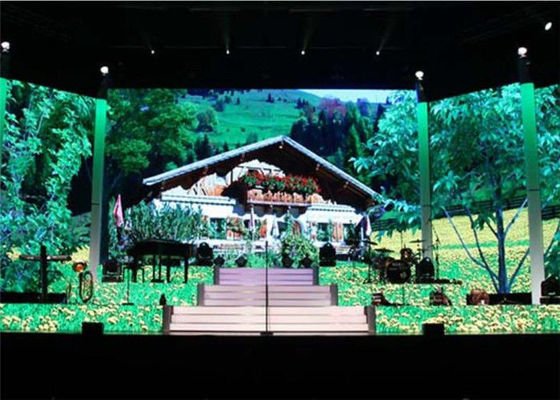 Εσωτερική οδηγημένη ενέργεια πινάκων διαφήμισης οθόνης των σκηνικών οδηγήσεων SMD2121 P3.91 - αποταμίευση