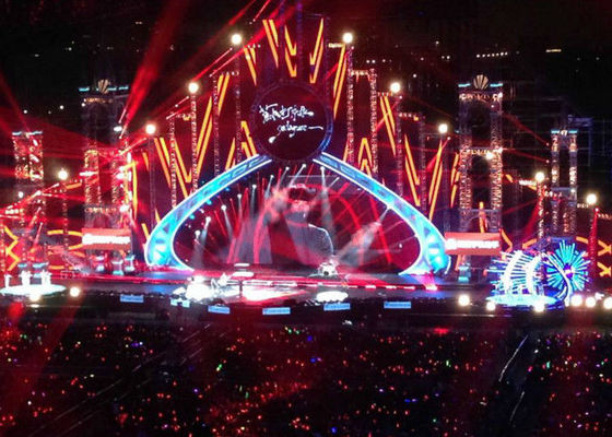 Επίδειξη 6mm πίσσα 192mm X 192mm των εσωτερικών οδηγήσεων σκηνικού ενοικίου εικονοκυττάρου μέγεθος ενότητας