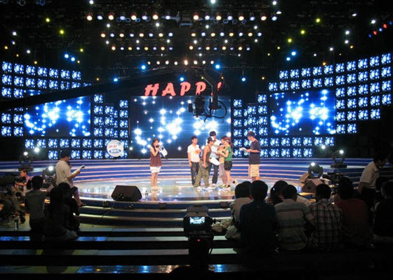 Τηλεοπτική φωτεινότητα ψειρών οθόνης P3.91 1000 των πολυ οδηγήσεων λειτουργίας εσωτερικών 16 μπιτ γκρίζων επιπέδων