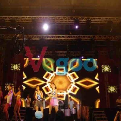 Επίδειξη 2000nits των εσωτερικών πλήρων οδηγήσεων χρώματος P4 IP31 400w