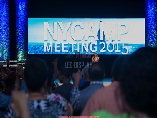 Δημόσια επίδειξη P3.91 των εσωτερικών οδηγήσεων ενοικίου γεγονότος SMD2020 840nits