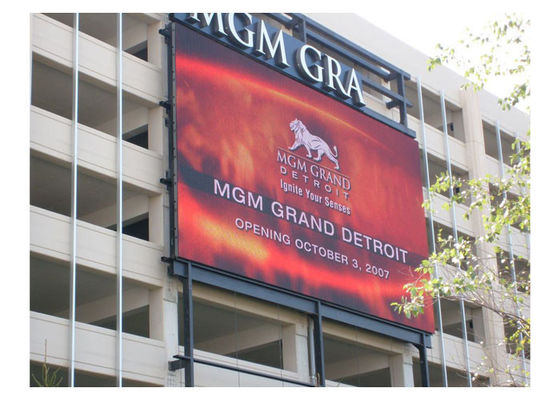 7500nits επίδειξη 16mm των σταθερών υπαίθριων οδηγήσεων οθόνη των οδηγήσεων σταδίων εικονοκυττάρου