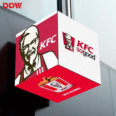 Αδιάβροχη εξωτερική οθόνη Led Cube Advertising, P2.5 Pixel Led Cube Display