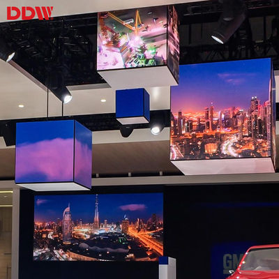 Προσαρμοσμένος εσωτερικός χώρος Led Magic Cube P2,5mm, Οθόνη Led Cube με οθόνη βίντεο