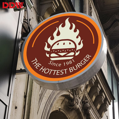 Εξωτερική P4.68 Στρογγυλή πινακίδα LED, κυκλική οθόνη λογότυπου Led