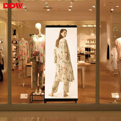 Ψηφιακή διαφήμιση βίντεο LED καθρέφτης οθόνη εσωτερικού χώρου εξαιρετικά λεπτή φορητή P1.75 P2 P2.5