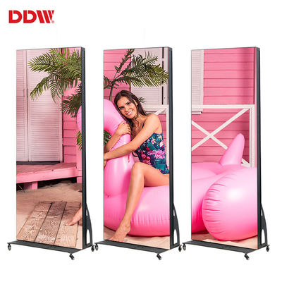 Δάπεδο Standing Move Έξυπνη ψηφιακή οθόνη διαφήμισης βίντεο για εξωτερικούς χώρους P2.5