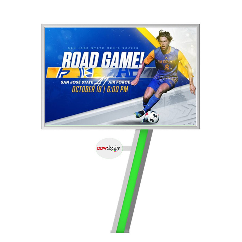 Εύκολη εγκατάσταση 8000nits IP65 P6 ατσάλινο LED διαφημιστικό πινακίδιο τιμή διαφημιστικά πινακίδια LED εξωτερικής οθόνης