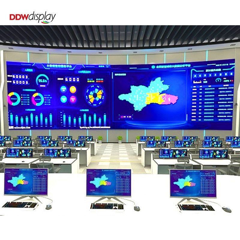 Εσωτερική σταθερή οθόνη LED 500x250/750x250/1000x250mm, Αλουμινένιο ντουλάπι, 1200nits φωτεινότητα, P1.56 P1.95 P2.5 P2.6 P2.9 P3.91 για εμπορικές οθόνες